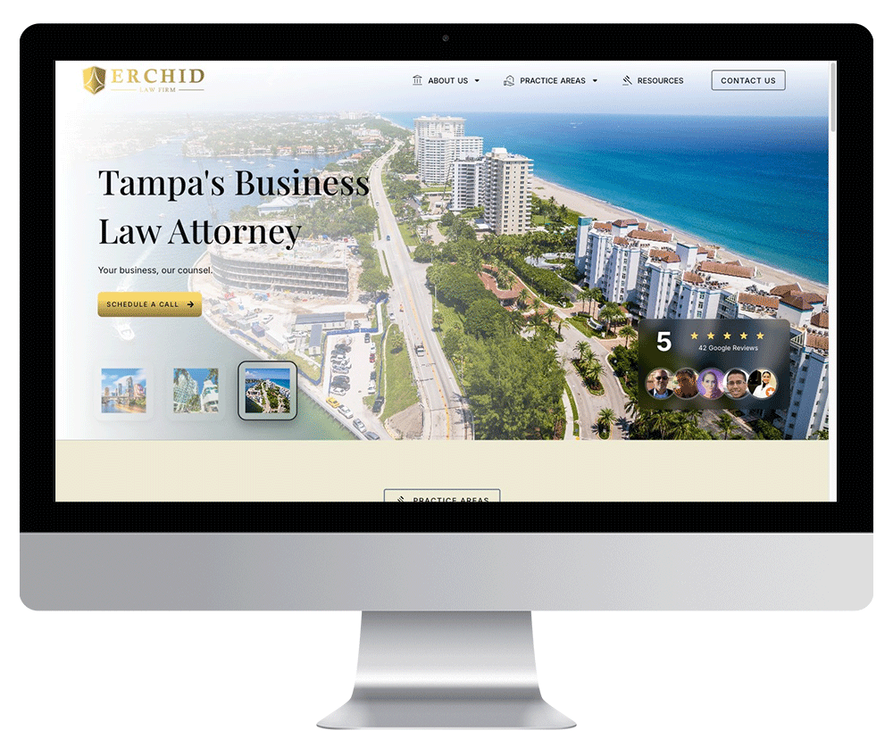 Erchid Law – Legal Services Website